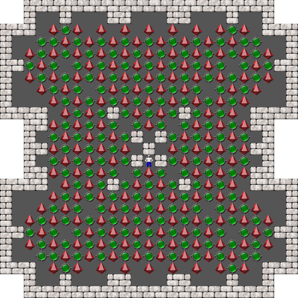 Sokoban Sasquatch 07 Arranged level 81